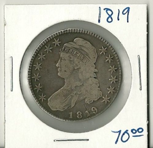 1819-Half-Dollar:-Value-And-Grade