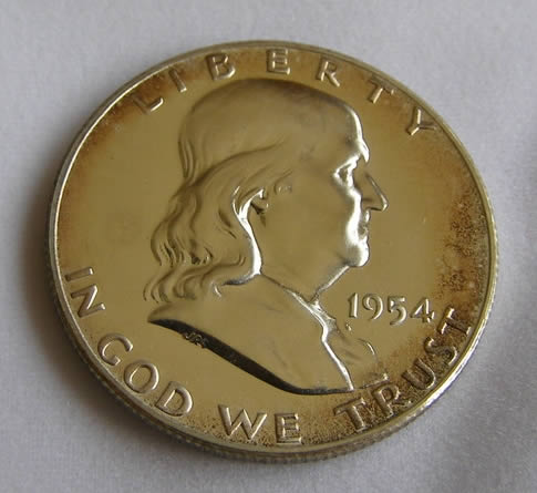 1954-Franklin-Half-Dollar-Proof