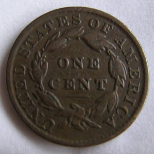 1833-Coronet-Head-Cent