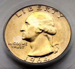You-Vs.-PCGS---Gold-Toned-1964-D-Washington-Quarter