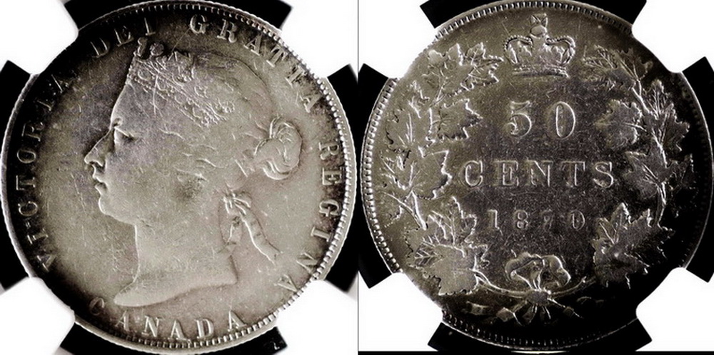 Canada-1870-50-Cent-Coin-Please-Grade