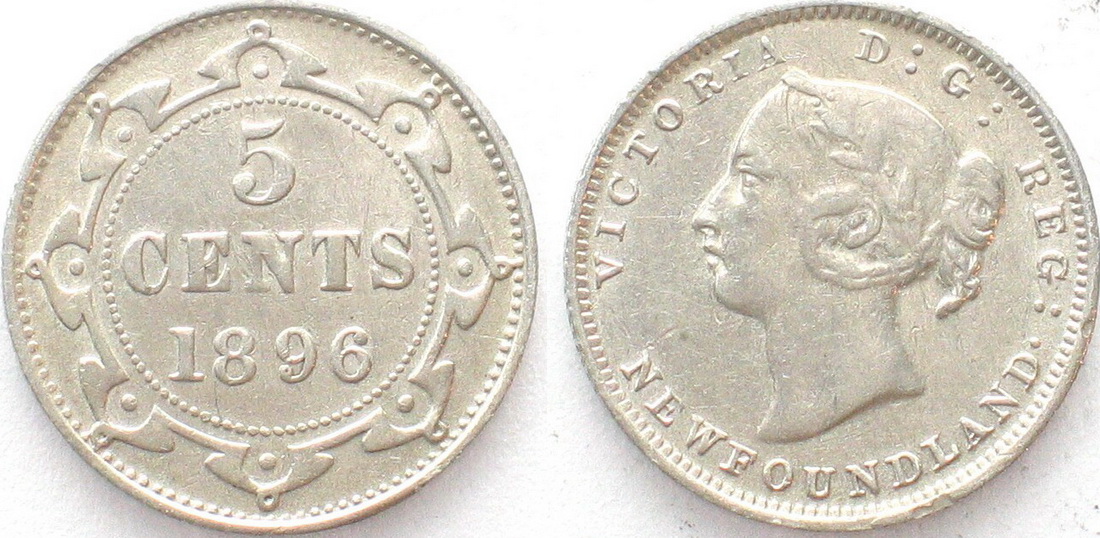 1896-Newfoundland-5-Cents
