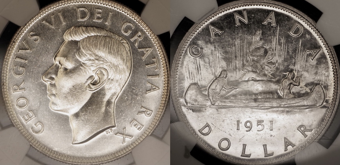 1951-NGC-$1-MS-63--Graded-But-No-Designation