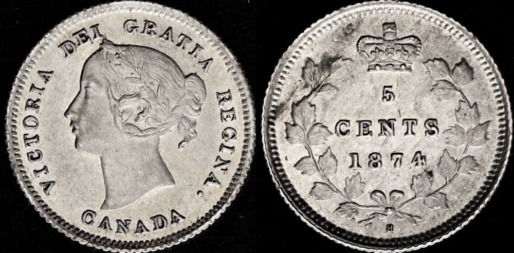 1874-5-Cents-Please-Grade-And-Comment