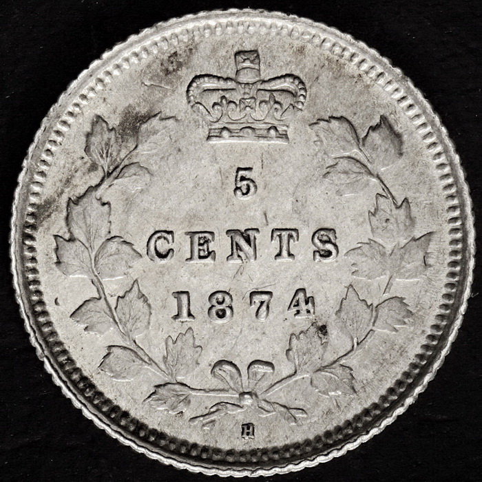 1874-5-Cents-Please-Grade-And-Comment