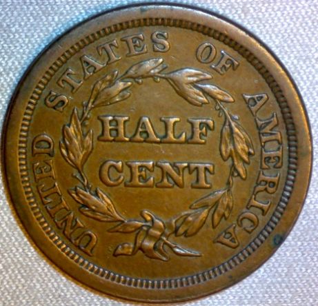 1851-Half-Cent.....