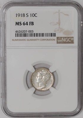 1945-Mercury-Dime-With-FSB