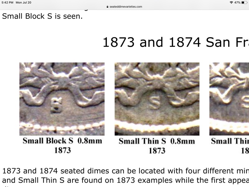 1873-S-Seated-Liberty-Dime---Block-S?