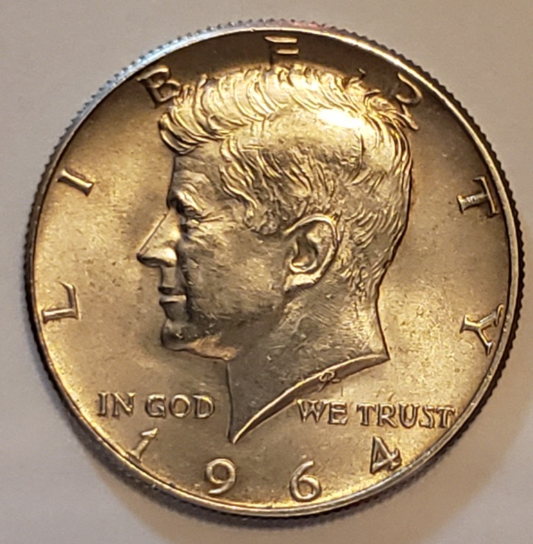 1964-Silver-Half-Dollar-Need-Ideas-On-How-To-Grade-Coins!!