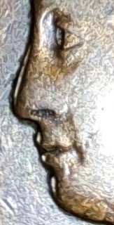 1825-Large-Cent:-Double-Struck,-Struck-Through?