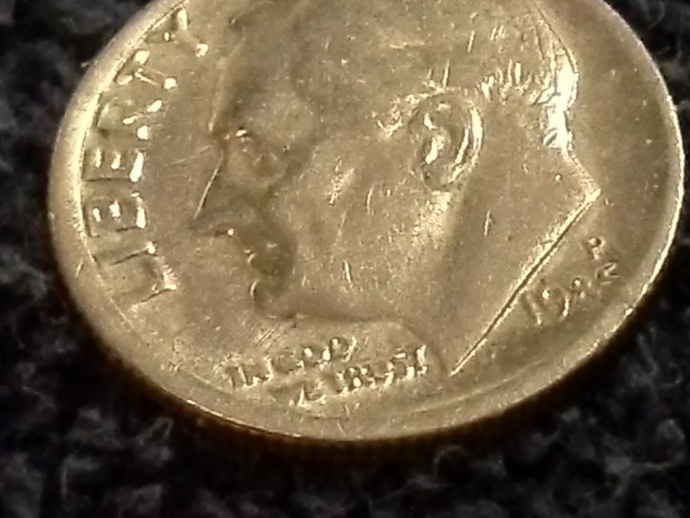 1985-P-Dime-Has-DDO/Ddr-Die-Pack-And-Off-Center