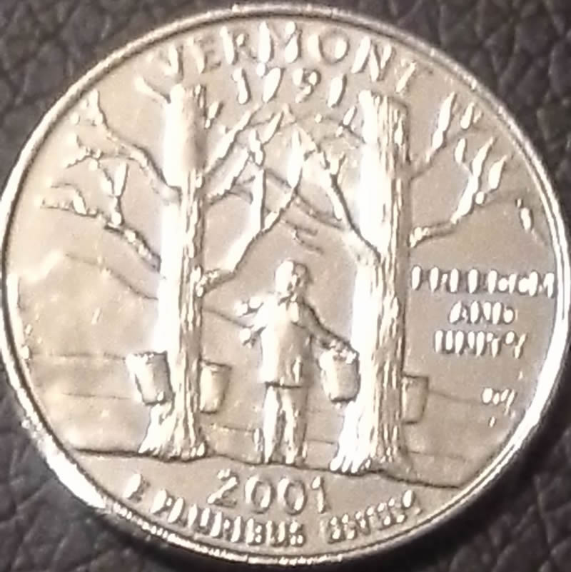 2001-P-Vermont-Quarter-Silver-I-Thought-Silver-Proof-Set's-Mint-S
