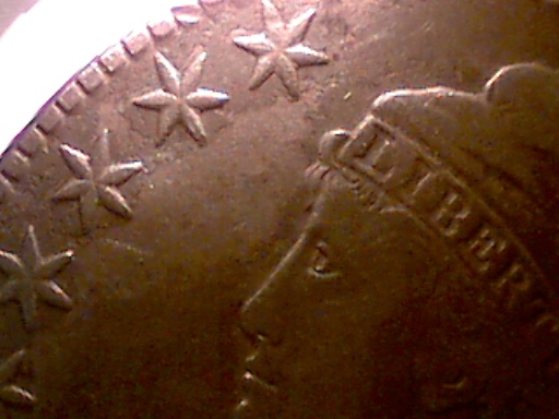 1895-O-Morgan-Dollar,-Surface-Metal-Is-Missing