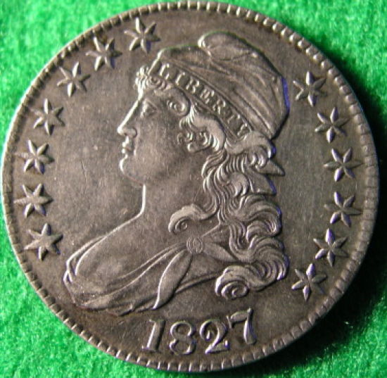 1827-Capped-Bust---Half-A-Dollar