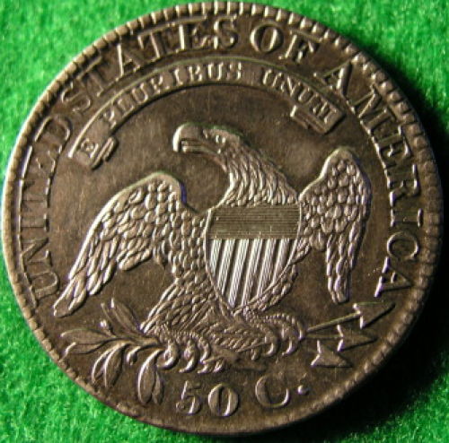 1827-Capped-Bust---Half-A-Dollar
