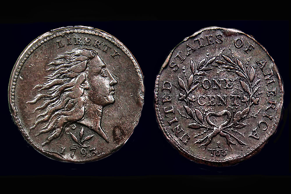 1793-Wreath-Cent