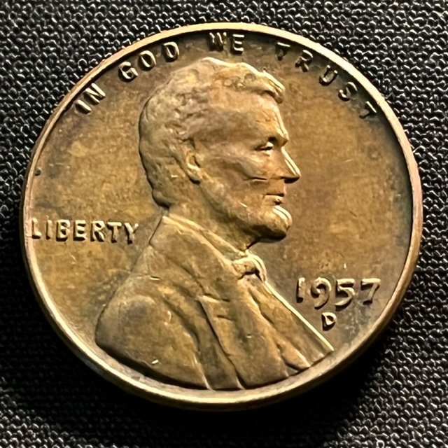 1957-Lincoln-Penny-With-Double-Chin?