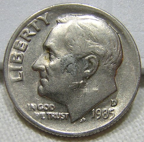 1985-D-Roosevelt-Dime-Huge-Cud-Reverse