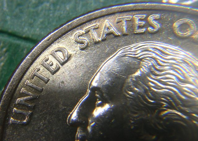 2008-P-Alaska-Quarter-Clashed-&-Crumbled-&-Extra-Claw