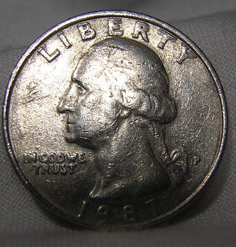 1987-P-Quarter-Just-Die-Wear-Or-Something-Else-Gouge,-Clash?