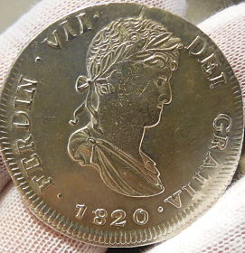 Counterfeit-Forgery-1820/11-Zacatecas-8-Reales?