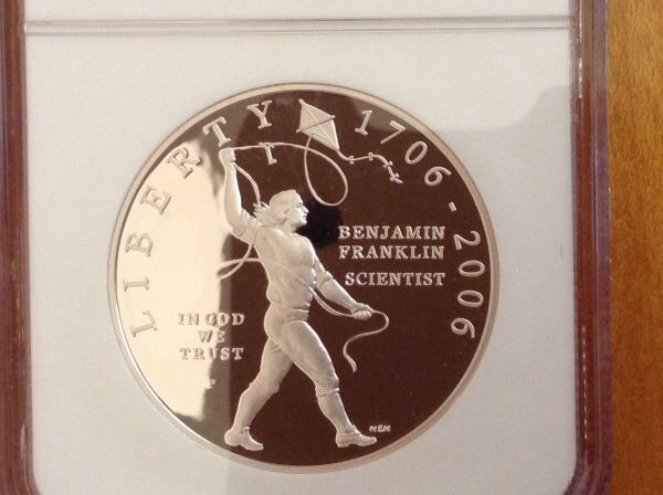 Ben-Franklin-Slab-Coins-And-Marine-Slab-Coin