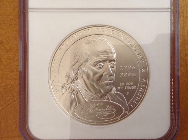 Ben-Franklin-Slab-Coins-And-Marine-Slab-Coin
