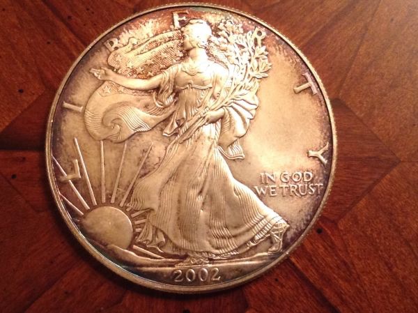2014-Rainbow-Toned-American-Silver-Eagle-Dollar