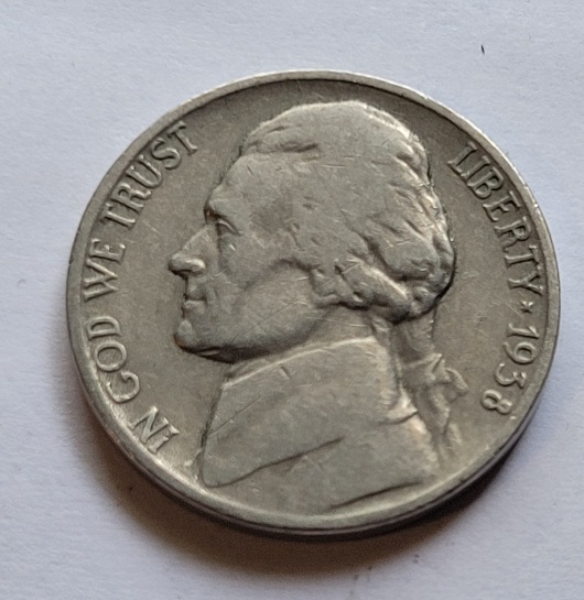 1938-Jefferson-Nickel-Little-Bit-Of-Luster-Left
