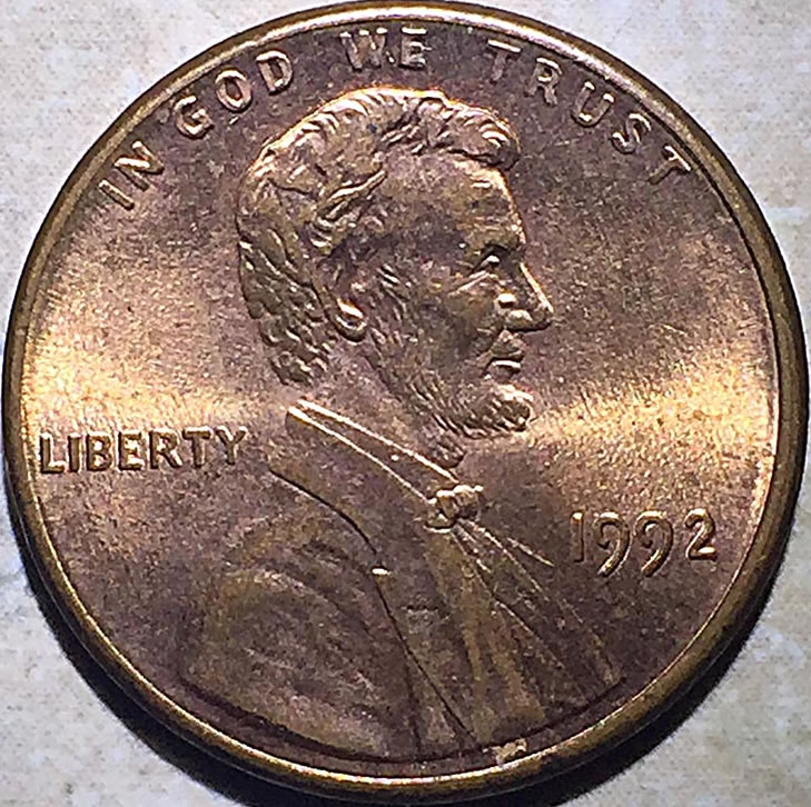 1992-Lincoln-Penny-P-Die-Break?