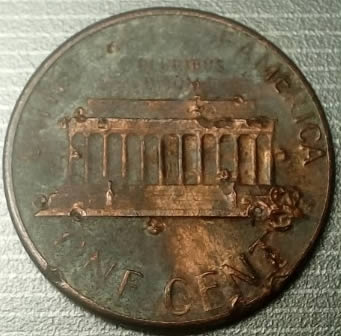 Lincoln-Cent-1985-Damaged-From-Mint-?