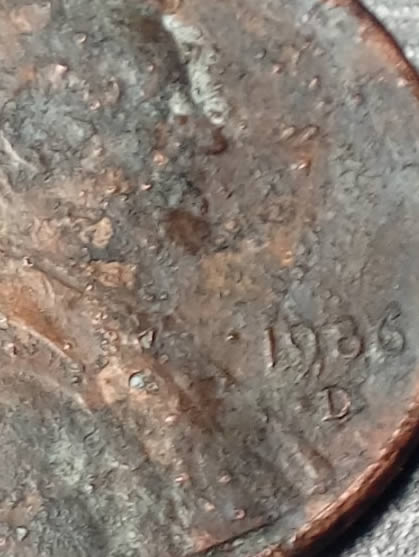 1986-D-Lincoln-Cent--Damaged-Or-Error?