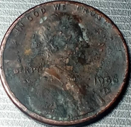 1986-D-Lincoln-Cent--Damaged-Or-Error?