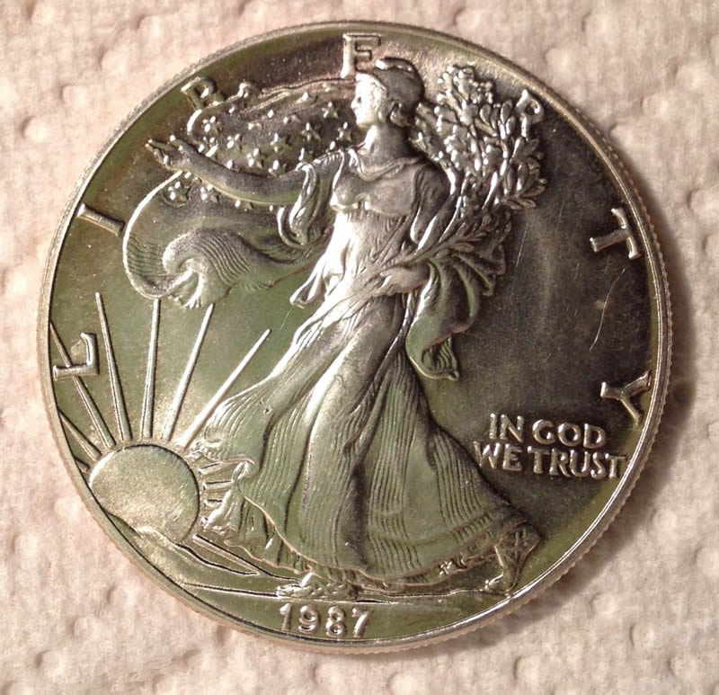 1987-Silver-Eagle---Strange-PMD