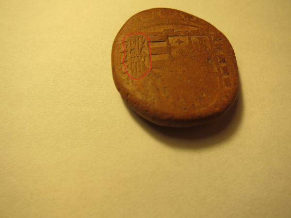 Old-Unidentified-European-Clay-Coin-Or-Seal