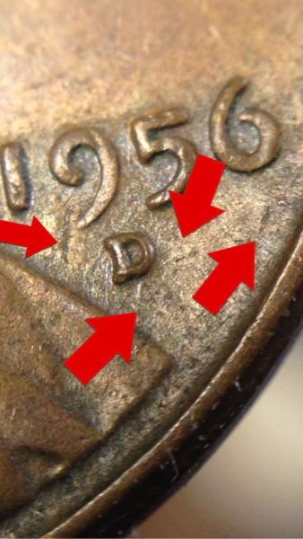 1956-D/D/D-With-Lots-Of-Extra-Die-Marks