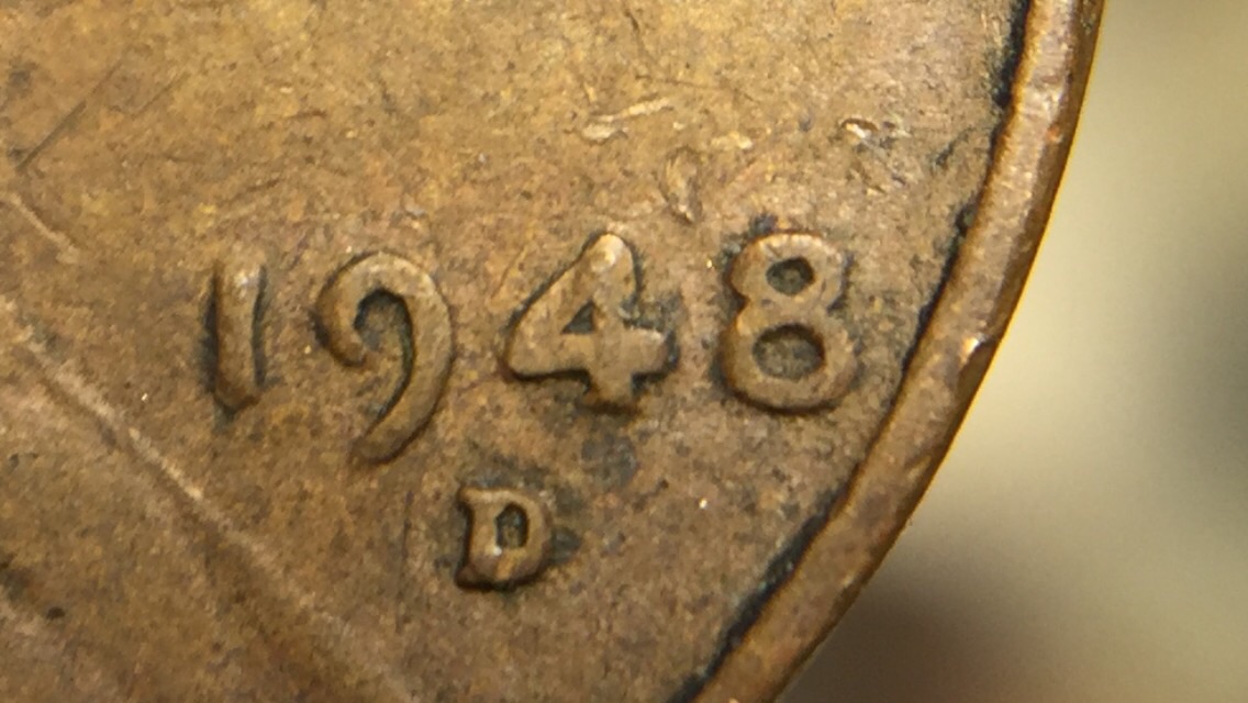 Very-Worn-1948-D,-Could-This-Be-Doubling-On-The-Devices?