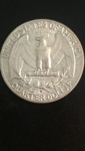 1963-D?-Quarter,-MM-Damaged-On-Die?
