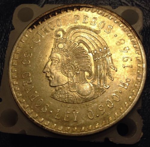 Mexico-1948-5-Pesos.--Ideas-For-Cleaning-Possible-Tarnish-?