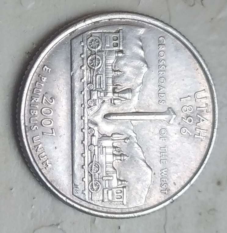 Utah-2007-Quarter---Full-Letter-B-In-