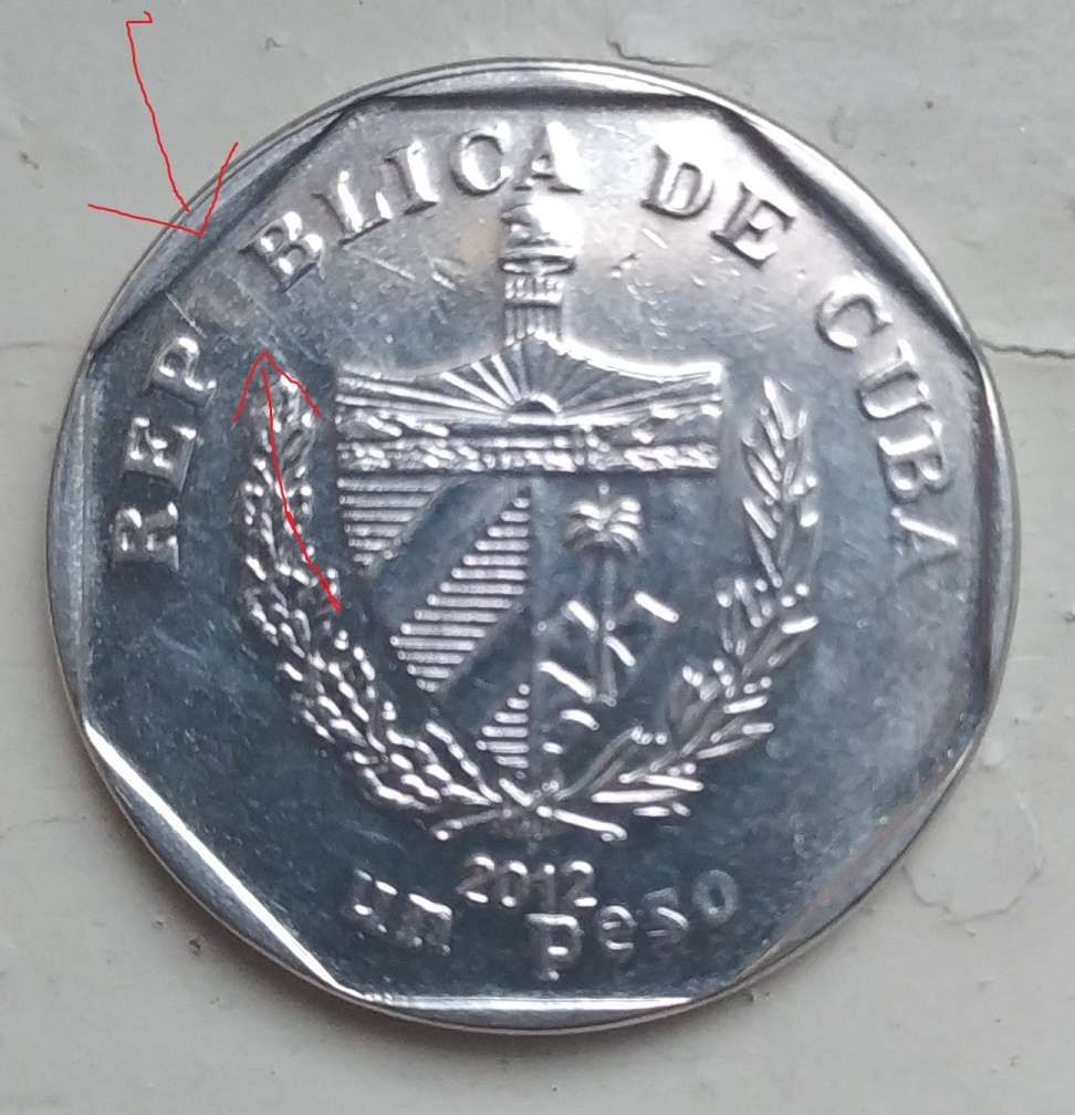 Cuba-1-Peso-2012---Missing-Letter-