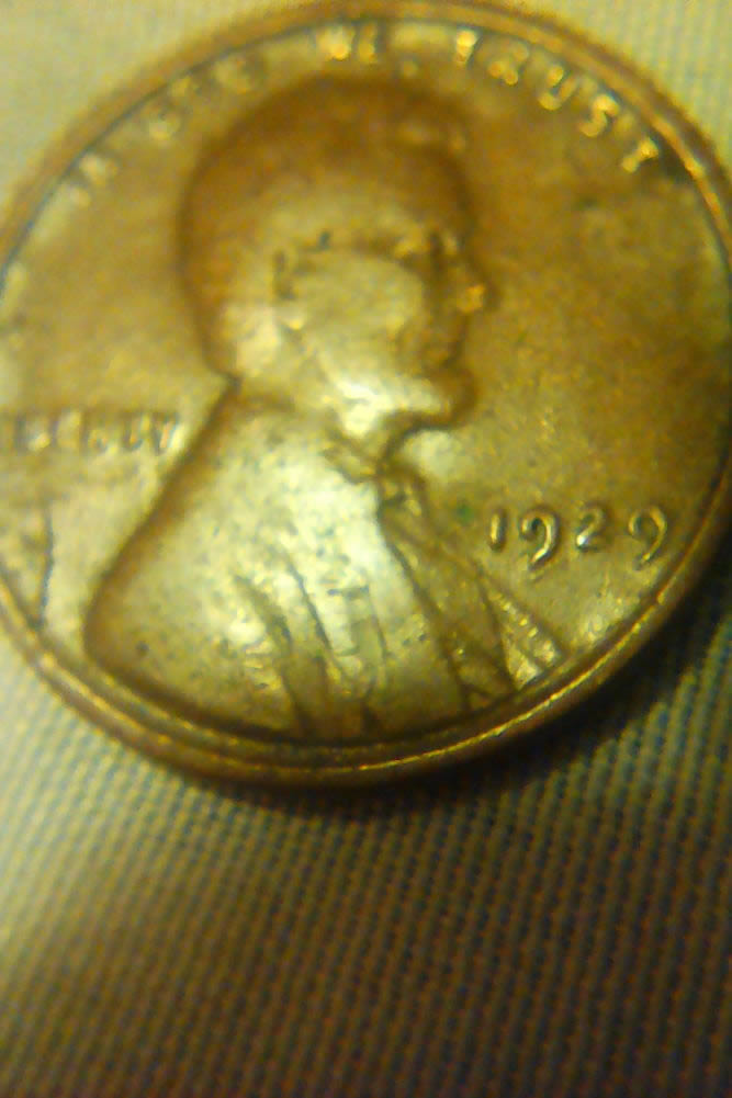 1929-Wheat-Cent-Found-In-Change-Today