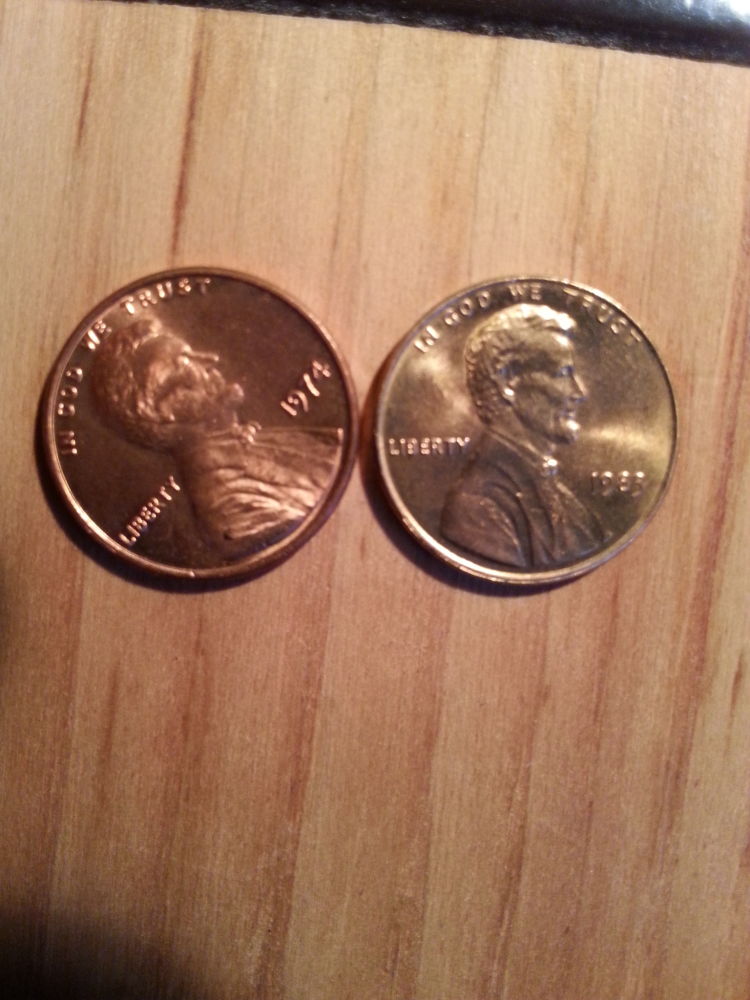 Yellow/Gold-Tone-On-A-Penny?