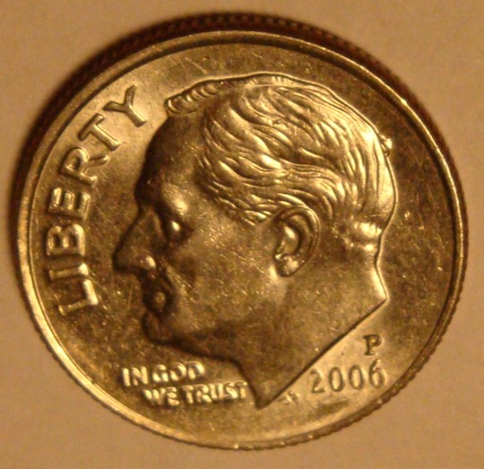 2006-Dime---FDR-W/-A-Cowlick