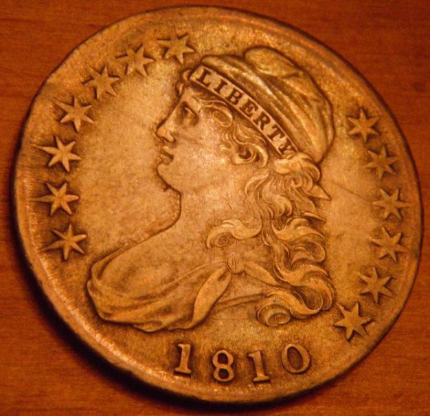 1810-Capped-Bust-Half-Dollar--Whizzed-Coin?