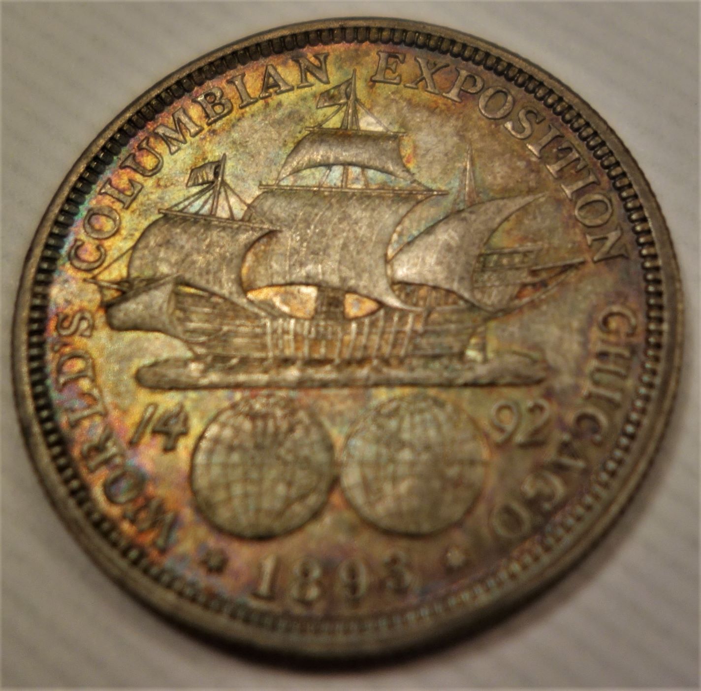 1893-Columbian-Half--Is-This-AU-Or-MS?