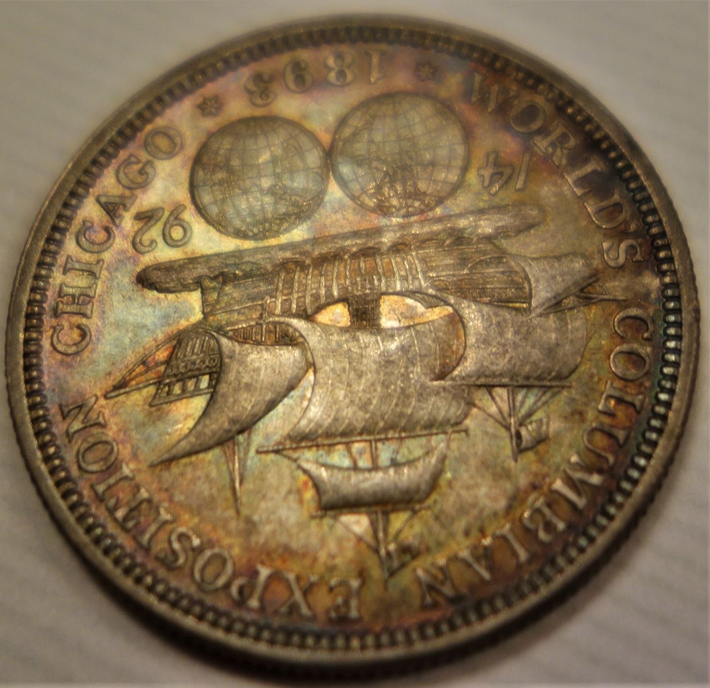 1893-Columbian-Half--Is-This-AU-Or-MS?