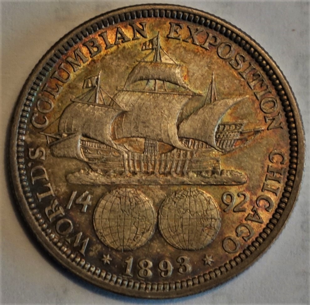 1893-Columbian-Half--Is-This-AU-Or-MS?