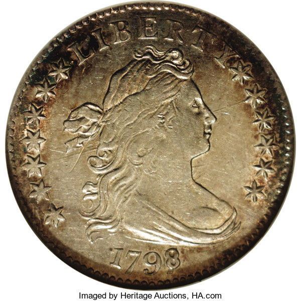 1798/7-Draped-Bust-Dime-Die-Cracks-Or-Scratches