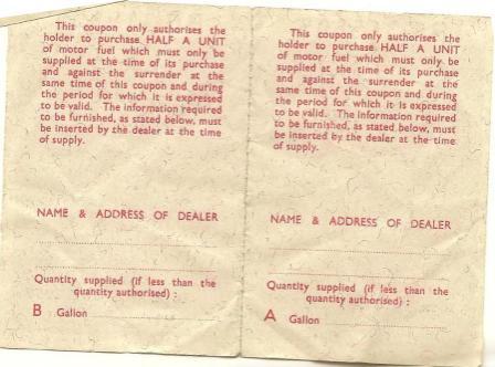 Fuel-Ration-Cupons